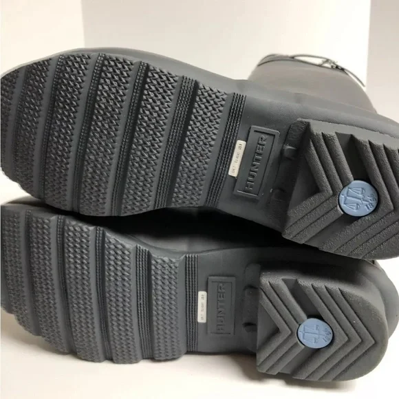 NEW Hunter Womens Original Tall Rain Boot Dark Slate Size 9 M - Picture 4 of 5